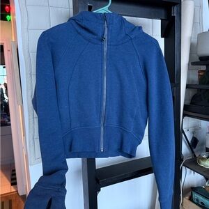 Lululemon Scuba Blue Zip-Up Hoodie